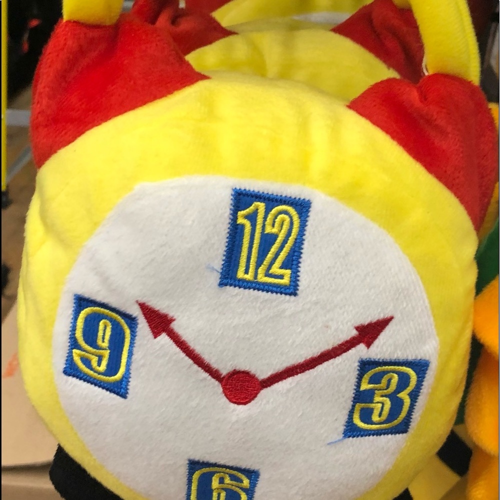 New LEG AVENUE CRAZY HOUR ALARM CLOCK COSTUME HANDBAG
